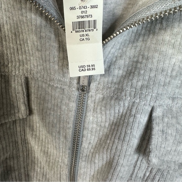 Aerie Gray corduroy zip up jacket nwt - Picture 9 of 9
